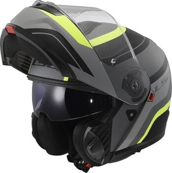 Helm LS2 FF908 Strobe II Monza Matt Black/Hi-Vis Yellow L Helm - 2