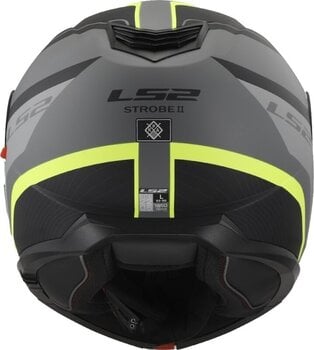 Helmet LS2 FF908 Strobe II Monza Matt Black/Hi-Vis Yellow S Helmet - 4