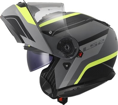 Capacete LS2 FF908 Strobe II Monza Matt Black/Hi-Vis Yellow XS Capacete - 3