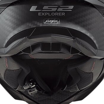 Helmet LS2 MX701 Explorer Carbon Edge Black/Fluo Orange 3XL Helmet - 10