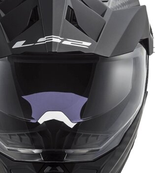 Helmet LS2 MX701 Explorer Carbon Edge Black/Fluo Orange M Helmet - 9