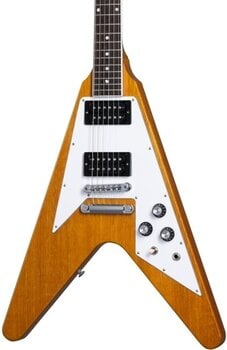 Elektriska gitarrer Gibson 70s Flying V Antique Antique Natural - 4