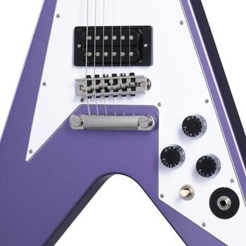 Elektrická kytara Epiphone Kirk Hammett 1979 Flying V Purple Metallic - 5