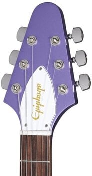 E-Gitarre Epiphone Kirk Hammett 1979 Flying V Purple Metallic - 6