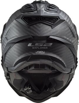 Helmet LS2 MX701 Explorer Carbon Edge Black/Hi-Vis Yellow 3XL Helmet - 3