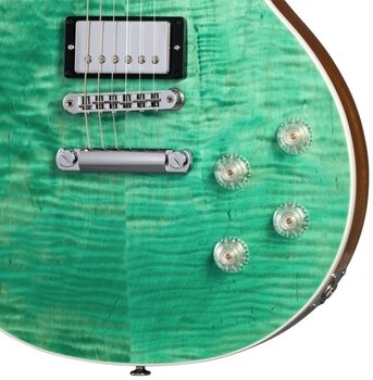 Електрическа китара Gibson Les Paul Modern Figured SeaFoam Green - 5