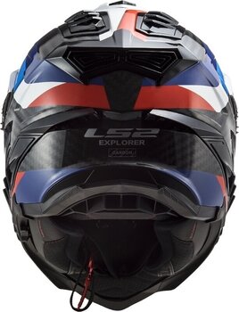 Helmet LS2 MX701 Explorer Carbon Frontier Black/Blue 3XL Helmet - 3