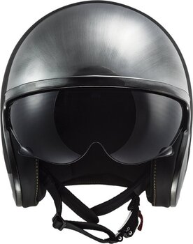 Helmet LS2 OF599 Spitfire II Solid Jeans Titanium XL Helmet - 5