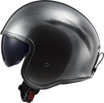 Kask LS2 OF599 Spitfire II Solid Jeans Titanium XS Kask - 2