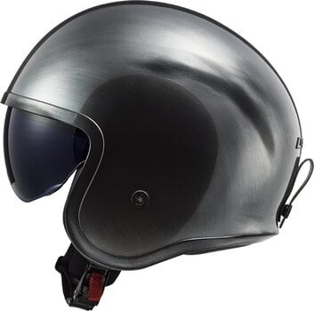 Helmet LS2 OF599 Spitfire II Solid Jeans Titanium XS Helmet - 2