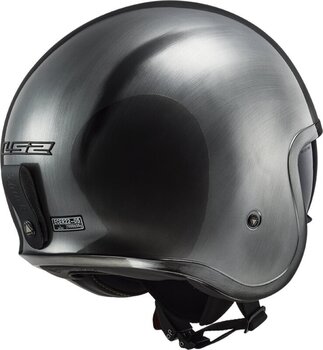 Kask LS2 OF599 Spitfire II Solid Jeans Titanium XS Kask - 4