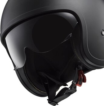 Helm LS2 OF599 Spitfire II Solid Matt Black XS Helm - 6