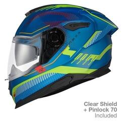 Čelada Nexx Y.100R Baron Sky Blue Neon - 1