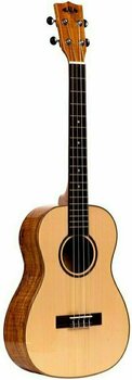 Barytonové ukulele Kala Solid Spruce Top Baritone Ukulele Flamed Maple with Case - 5