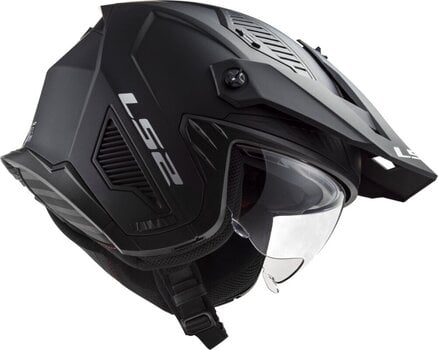 Helmet LS2 OF606 Drifter Devor Matt White/Blue XL Helmet - 5