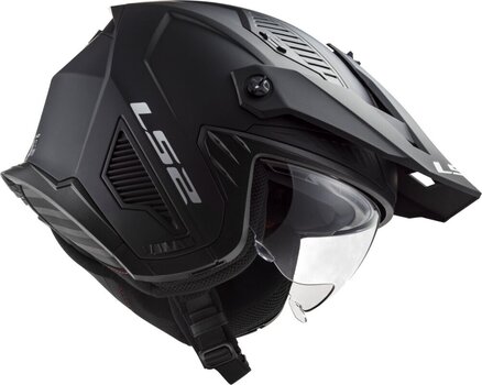 Helmet LS2 OF606 Drifter Devor Matt White/Blue 2XL Helmet - 5