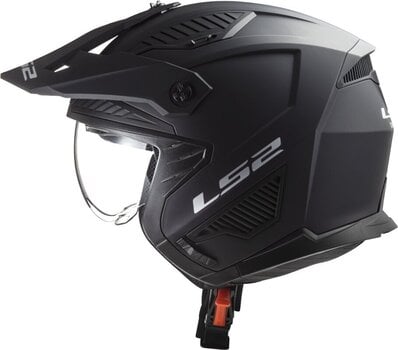 Helmet LS2 OF606 Drifter Solid Matt Black L Helmet - 3