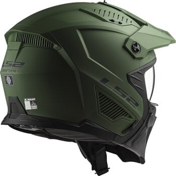 Prilba LS2 OF606 Drifter Solid Matt Military Green L Prilba - 4