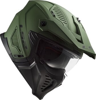 Helmet LS2 OF606 Drifter Solid Matt Military Green L Helmet - 5