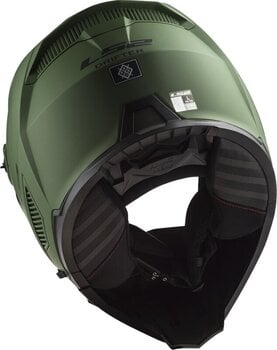 Helmet LS2 OF606 Drifter Solid Matt Military Green S Helmet - 3
