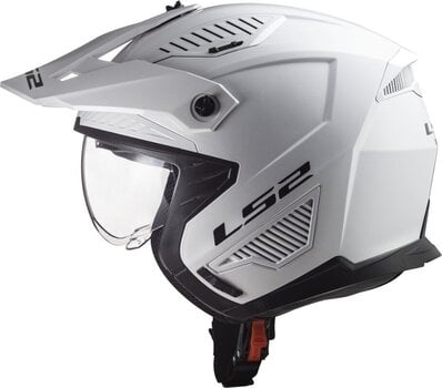 Helmet LS2 OF606 Drifter Solid White L Helmet - 3