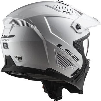 Helmet LS2 OF606 Drifter Solid White S Helmet - 4