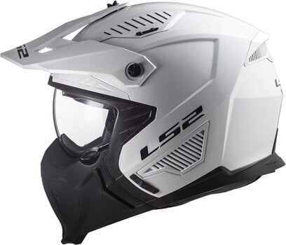 Helm LS2 OF606 Drifter Solid White XL Helm - 2