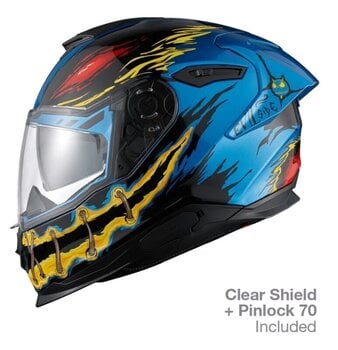Helm Nexx Y.100R Night Rider Sky Blue XL Helm - 2
