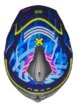 Helm Nexx Y.100R Urbangram Indigo Blue MT XS Helm - 4