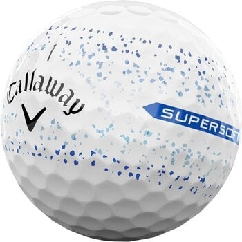 Golfball Callaway Supersoft Blue Splatter Golf Balls - 2