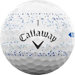 Golfball Callaway Supersoft 2023 White Blue Splatter Golfball - 2