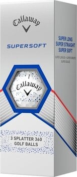 Piłka golfowa Callaway Supersoft Blue Splatter Golf Balls - 4