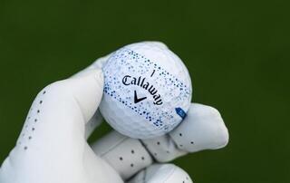 Golfball Callaway Supersoft 2023 White Blue Splatter Golfball - 5