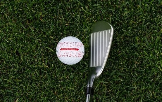 Нова топка за голф Callaway Supersoft Red Splatter Golf Balls - 9