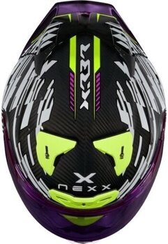 Casque Nexx X.R3R Glitch Racer Red/White 2XL Casque - 4