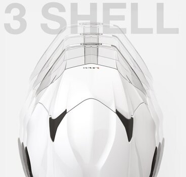 Helmet Nexx X.R3R Glitch Racer Red/White 2XL Helmet - 17