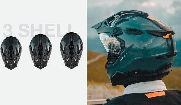 Kask Nexx X.WED3 Keyo Green/Silver MT 2XL Kask - 45