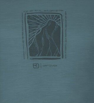 Udendørs T-shirt Ortovox 120 Cool Tec MTN Cut TS Mens Dark Arctic Grey M T-shirt - 3