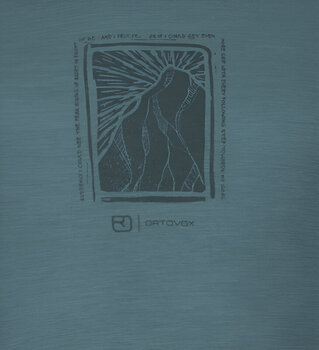 Тениска Ortovox 120 Cool Tec MTN Cut TS Mens Dark Arctic Grey 2XL Тениска - 3