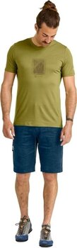 Outdoor T-Shirt Ortovox 120 Cool Tec MTN Cut TS Mens Aquatic Ice L T-Shirt - 4