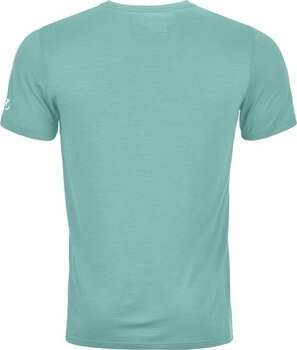 T-shirt de exterior Ortovox 120 Cool Tec MTN Cut TS Mens Aquatic Ice S T-Shirt - 2