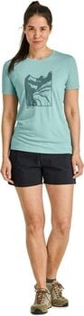 Outdoor T-Shirt Ortovox 120 Cool Tec MTN Cut TS Womens Aquatic Ice M Outdoor T-Shirt - 4
