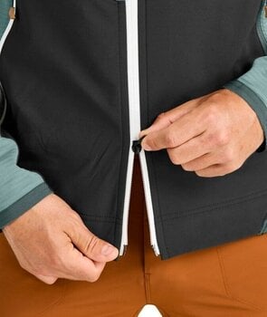 Bluza outdoorowa Ortovox Fleece Rib Hoody Mens Arctic Grey S Bluza outdoorowa - 8