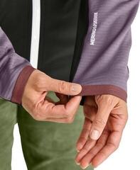 Majica s kapuljačom na otvorenom Ortovox Fleece Rib Hoody Womens Wild Berry XS Majica s kapuljačom na otvorenom - 5