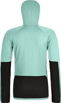 Bluza outdoorowa Ortovox Fleece Rib Hoody Womens Aquatic Ice L Bluza outdoorowa - 2