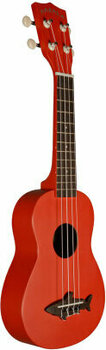 Soprano ukulele Kala Makala Shark Soprano RED with Non Woven Bag - 4