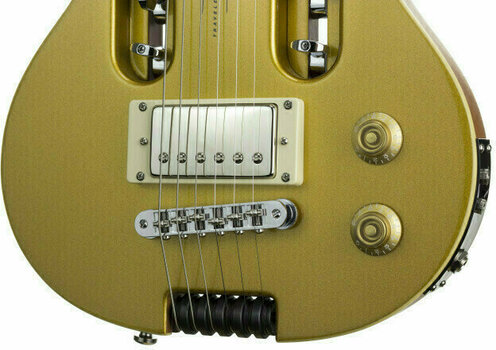 Elektrische gitaar Traveler Guitar Traveler EG-1 Custom V2 Gold with Gig Bag - 2