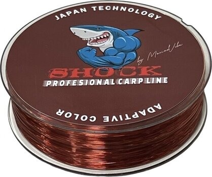 Fishing Line Method Feeder Fans Shock Profesional Carp Line Brown 0,30 mm 350 m - 3