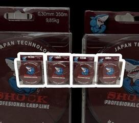 Angelschnur Method Feeder Fans Shock Profesional Carp Line Brown 0,30 mm 350 m 9,85 kg Angelleine - 4