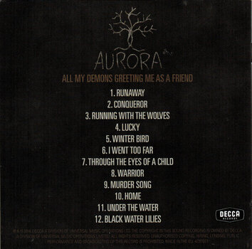 Glasbene CD Aurora ( Singer ) - All My Demonds Greeting Me (CD) - 3